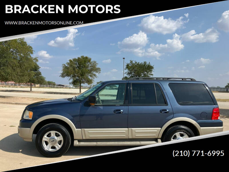 2006 Ford Expedition for sale at BRACKEN MOTORS in San Antonio TX