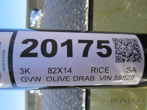 2026 Rice Trailers Single Axle Utility SST8214