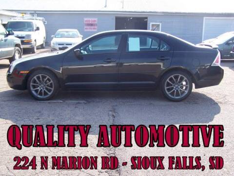 2009 Ford Fusion for sale at Quality Automotive in Sioux Falls SD