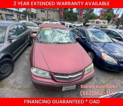 2001 Chevrolet Malibu for sale at Sidney Auto Sales in Downey CA