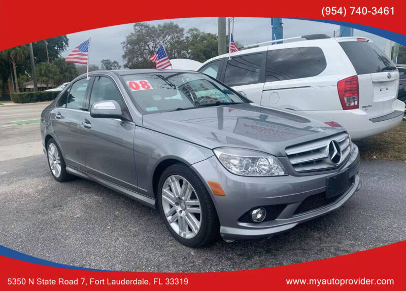 2008 Mercedes-Benz C-Class for sale at AUTO PROVIDER in Fort Lauderdale FL