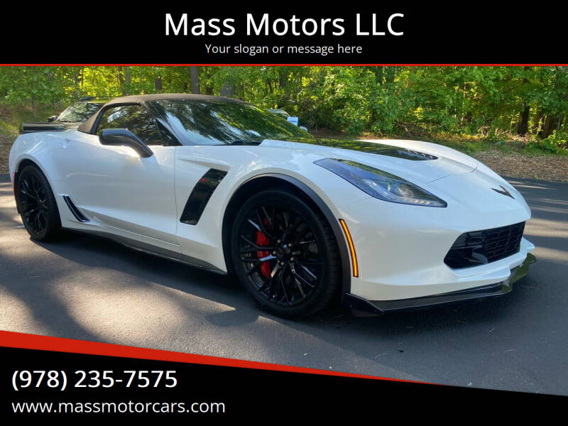 2017 Chevrolet Corvette for sale at Mass Motors LLC in Worcester MA