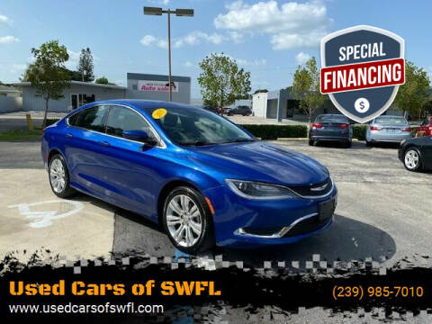 2015 Chrysler 200 for sale at Used Cars of SWFL in Fort Myers FL
