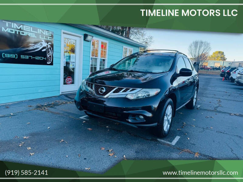 2012 Nissan Murano for sale at Timeline Motors LLC in Clayton NC