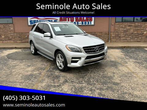 2015 Mercedes-Benz M-Class for sale at Seminole Auto Sales in Seminole OK