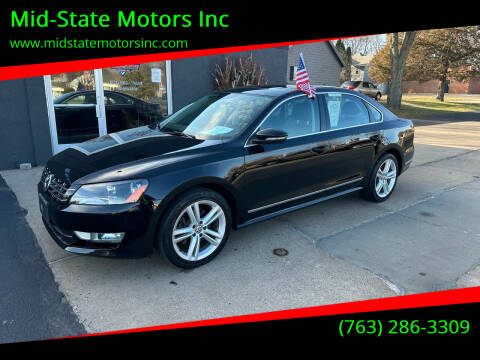 2012 Volkswagen Passat for sale at Mid-State Motors Inc in Rockford MN