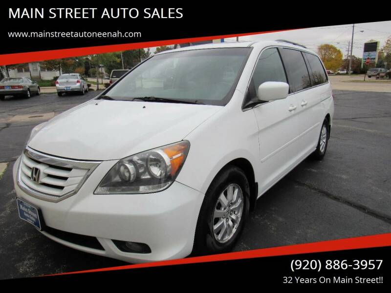 2010 Honda Odyssey for sale at MAIN STREET AUTO SALES in Neenah WI