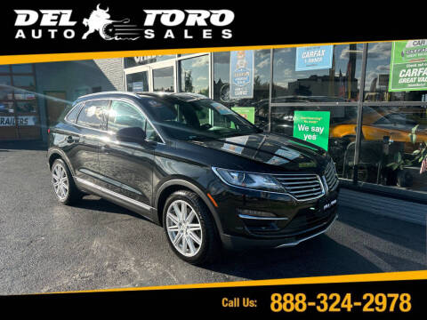 2015 Lincoln MKC for sale at DEL TORO AUTO SALES in Auburn WA