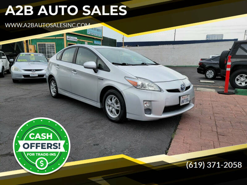 2011 Toyota Prius for sale at A2B AUTO SALES in Chula Vista CA