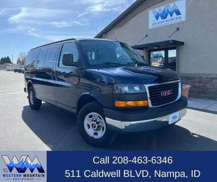 2014 GMC Savana for sale at Western Mountain Bus & Auto Sales in Nampa ID
