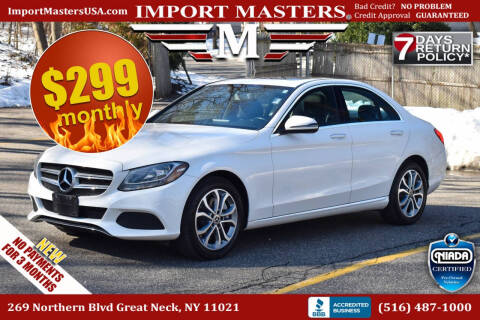 2018 Mercedes-Benz C-Class for sale at Import Masters in Great Neck NY