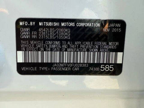 2015 Mitsubishi Lancer Evolution Final Edition