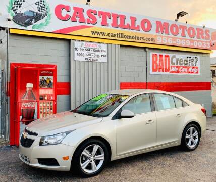 2013 Chevrolet Cruze for sale at CASTILLO MOTORS in Weslaco TX