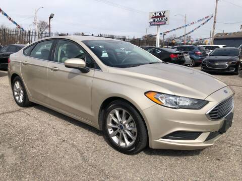 2017 Ford Fusion for sale at SKY AUTO SALES in Detroit MI