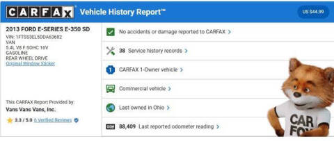 2013 Ford E-Series E-350 SD