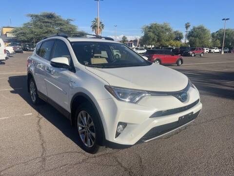 2017 Toyota RAV4 Hybrid for sale at Rollit Motors in Mesa AZ