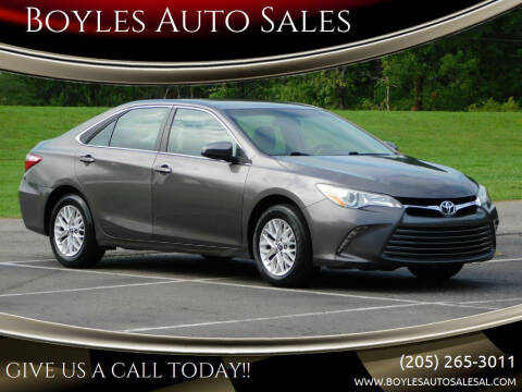 2017 Toyota Camry for sale at Boyles Auto Sales in Jasper AL