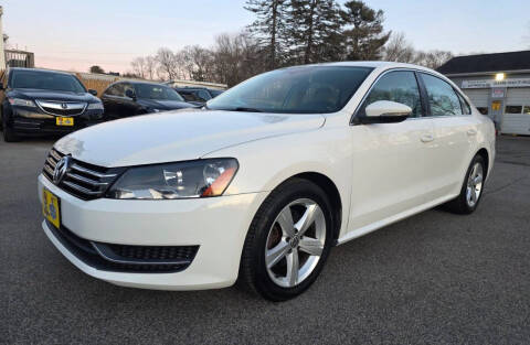 2012 Volkswagen Passat for sale at Auto Sales Express in Whitman MA