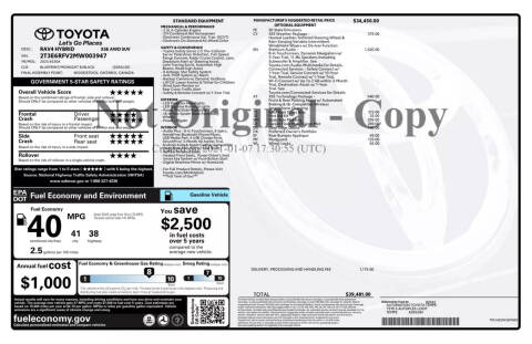 2021 Toyota RAV4 Hybrid XSE