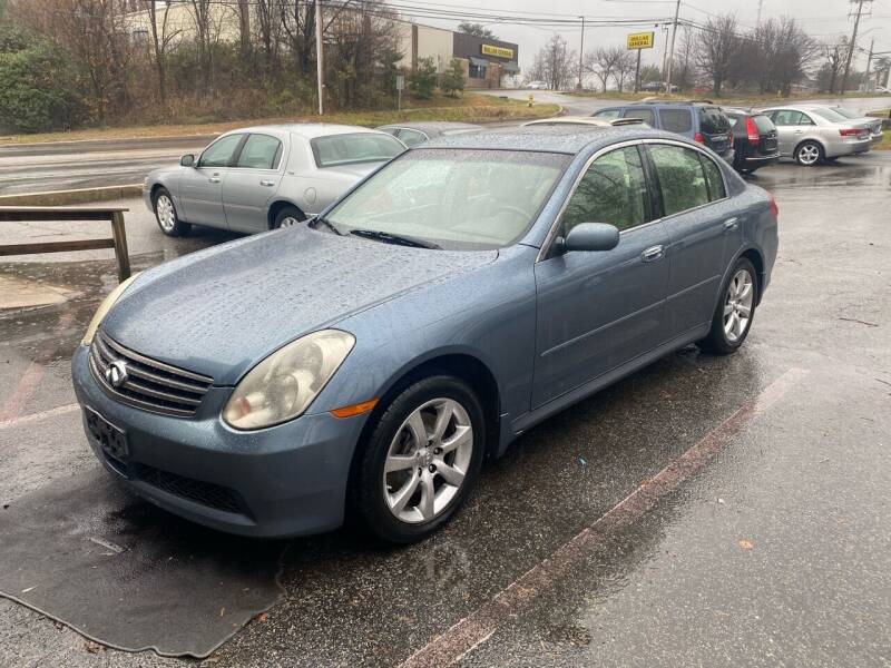 2006 Infiniti G35 for sale at CERTIFIED AUTO SALES in Millersville MD