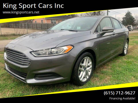 2014 Ford Fusion for sale at King Sport Cars Inc in Madison TN