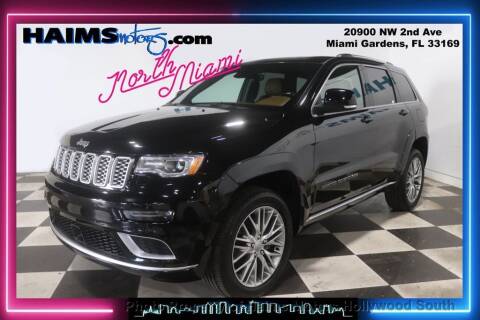 2018 Jeep Grand Cherokee for sale at Haims Motors Miami in Miami Gardens FL