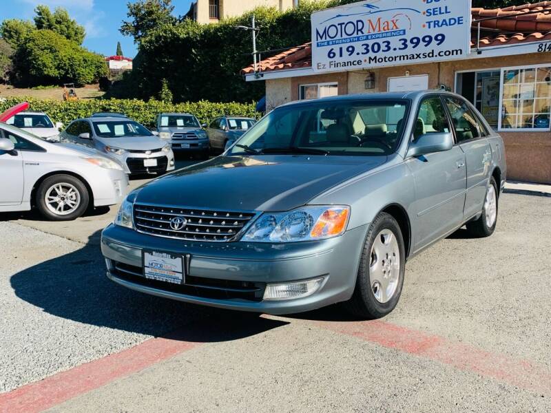 2003 Toyota Avalon for sale at MotorMax in San Diego CA