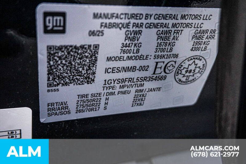 2025 Cadillac Escalade Sport