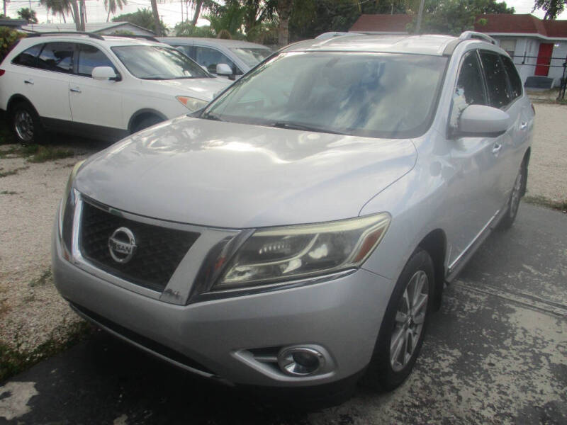 2015 Nissan Pathfinder for sale at K & V AUTO SALES LLC in Hollywood FL