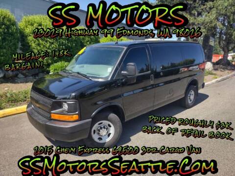 2015 Chevrolet Express for sale at SS MOTORS LLC in Edmonds WA