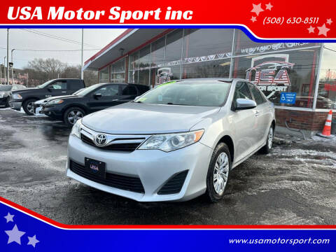 2014 Toyota Camry for sale at USA Motor Sport inc in Marlborough MA