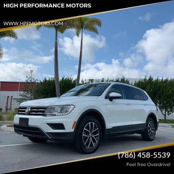 2019 Volkswagen Tiguan for sale at HIGH PERFORMANCE MOTORS in Hollywood FL