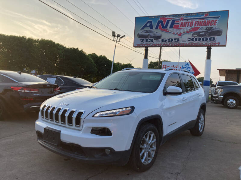 2017 Jeep Cherokee for sale at ANF AUTO FINANCE in Houston TX