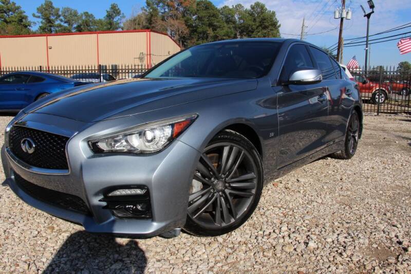 2015 Infiniti Q50 for sale at CROWN AUTO in Spring TX