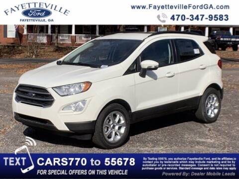2020 Ford EcoSport for sale at FAYETTEVILLEFORDFLEETSALES.COM in Fayetteville GA