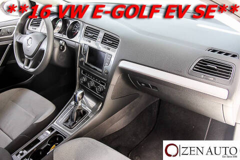 2016 Volkswagen e-Golf SE