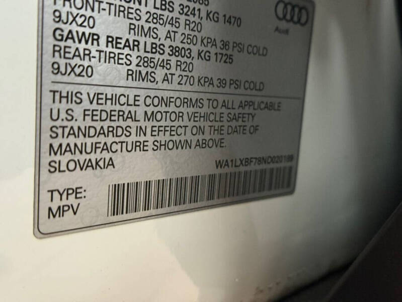 2022 Audi Q7 quattro Premium Plus 55 TFSI