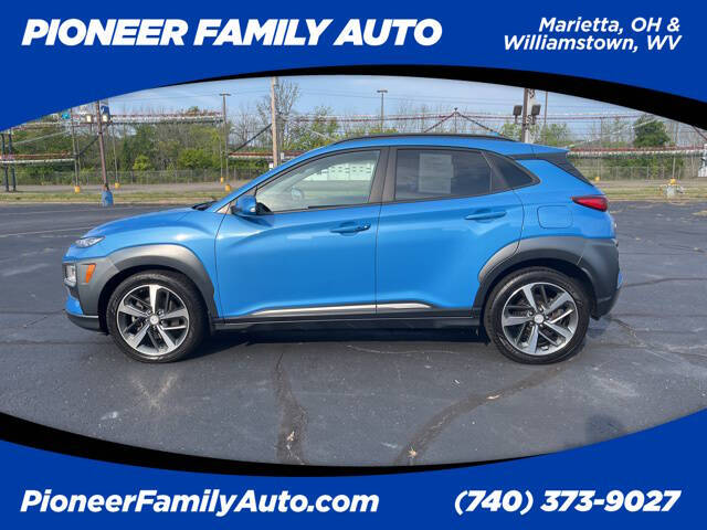 Used 2021 Hyundai Kona Ultimate with VIN KM8K5CA57MU601308 for sale in Williamstown, WV