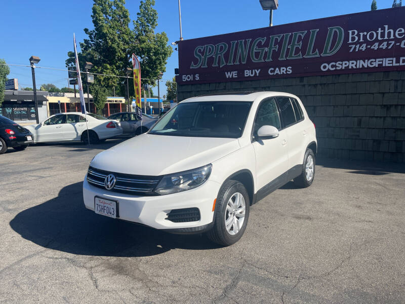 2013 Volkswagen Tiguan for sale at SPRINGFIELD BROTHERS LLC in Fullerton CA