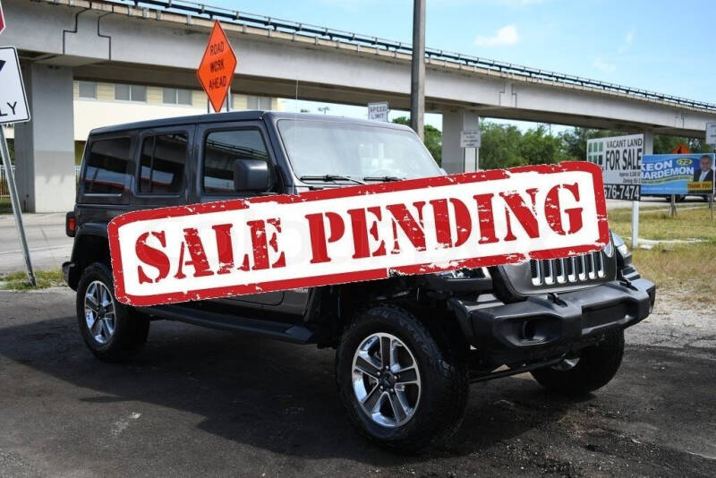 2018 Jeep Wrangler Unlimited for sale at STS Automotive - MIAMI in Miami FL