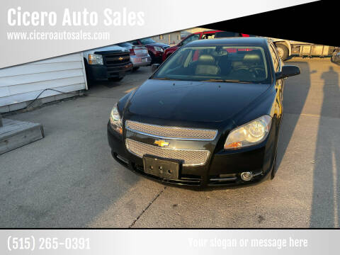 2011 Chevrolet Malibu for sale at Cicero Auto Sales LLC in Des Moines IA