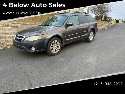 2009 Subaru Outback for sale at 4 Below Auto Sales in Willow Grove PA
