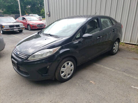 2012 Ford Fiesta for sale at Hometown Automotive Service & Sales in Holliston MA