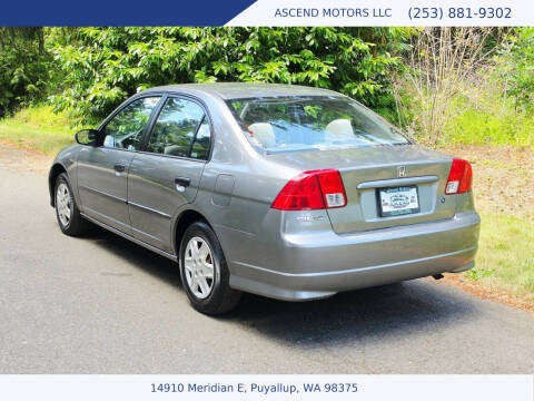 2005 Honda Civic Value Package