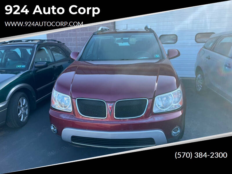 2007 Pontiac Torrent for sale at 924 Auto Corp in Sheppton PA