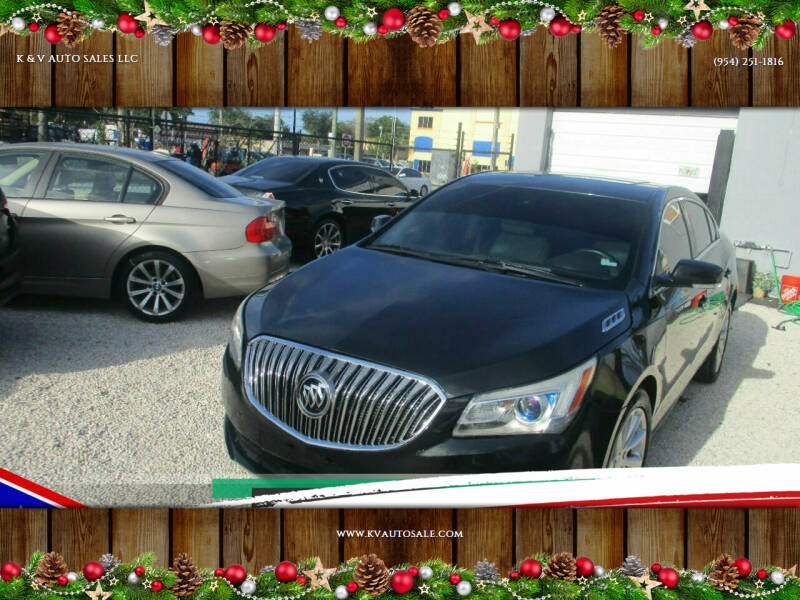 2015 Buick LaCrosse for sale at K & V AUTO SALES LLC in Hollywood FL