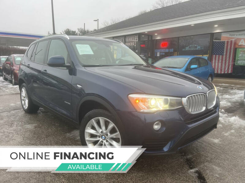 2015 BMW X3 for sale at ECAUTOCLUB LLC in Kent OH