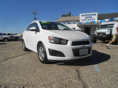 2014 Chevrolet Sonic for sale at Mountain Auto in Jackson CA