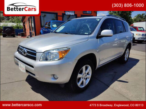 2007 Toyota RAV4 for sale at Better Cars in Englewood CO