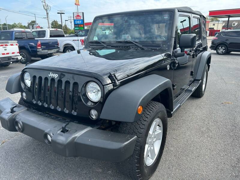 2016 Jeep Wrangler Unlimited for sale at BRYANT AUTO SALES in Bryant AR